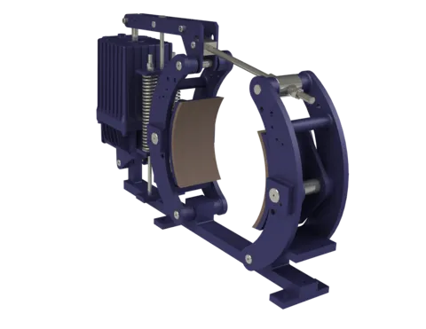 DL400 metric DIN thruster-released drum brake