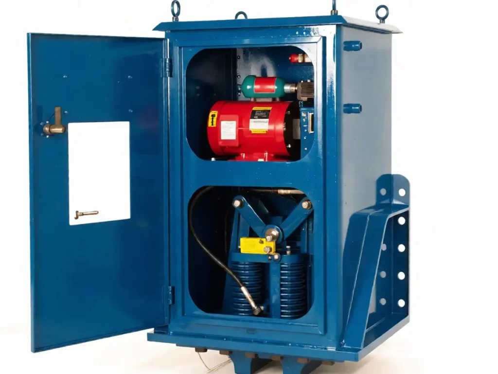 Johnson hydraulic power unit in a weatherproof enclosure