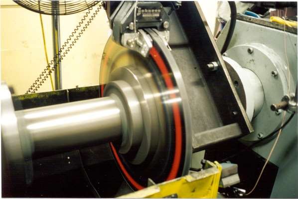 Industrial Disc Brakes during dynamometer testing