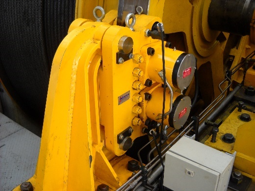 Industrial Disc Brake installed on a Mine Hoist